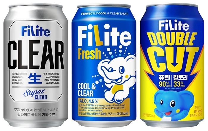 [하이트진로 사진자료] 필라이트 클리어, 후레쉬, 더블컷 제품이미지 .jpg