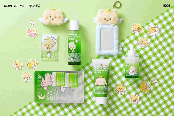 망곰이 키링 탐나네!... 아이소이, 올리브영서 ‘망그러진 곰 장수진 기획세트’ 출시