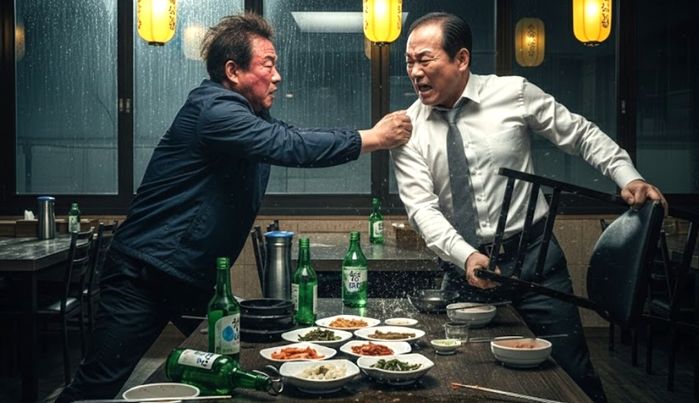 술자리서 중식도 꺼내들자 가스총으로 대응... 법원은 ‘1명’만 구속