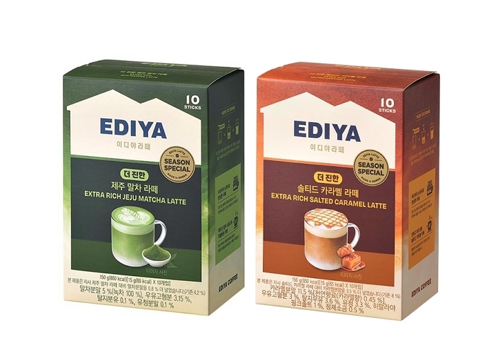 풍미는 올리고 깊이는 더했다...  이디야커피, 겨울 취향 저격 ‘더 진한 라떼’ 2종 신제품 출시
