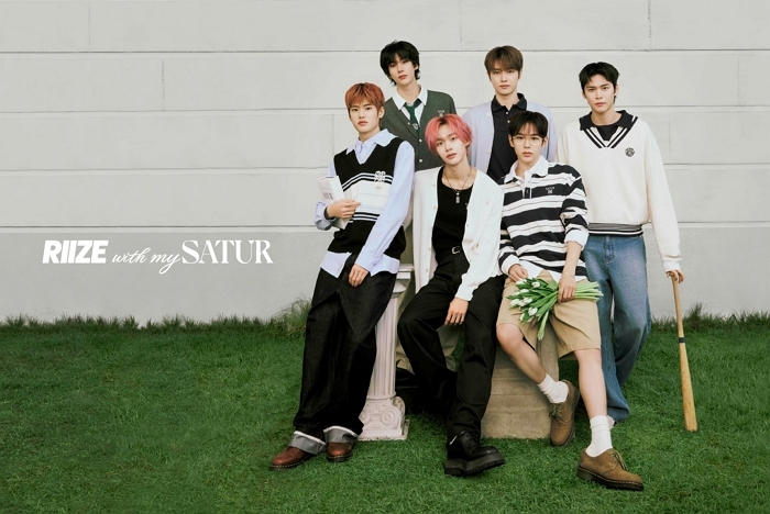 라이즈의 토요일 무드... 세터, ‘RIIZE with my SATUR’ 캠페인 공개