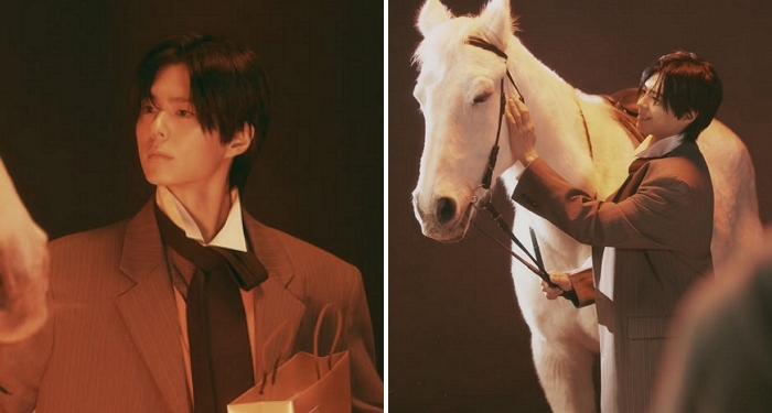 박보검, 백마 탄 왕자님 비주얼... 동화에서 튀어나온 듯한 설렘 미소