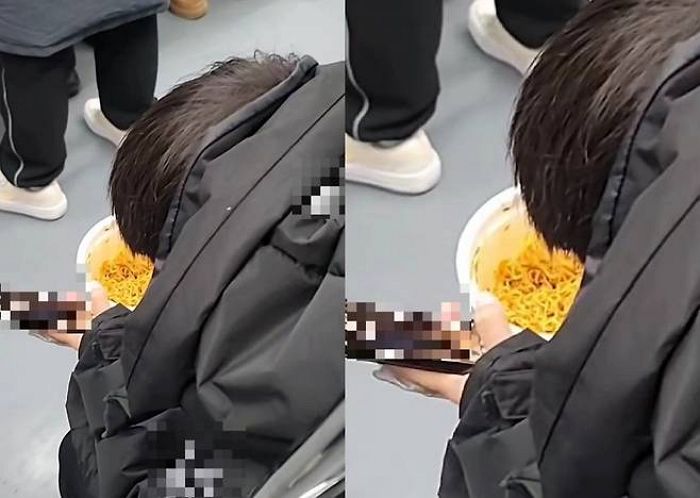 “얼마나 바쁘길래”... 지하철 안을 가득 채운 ‘라면 냄새’에 공분