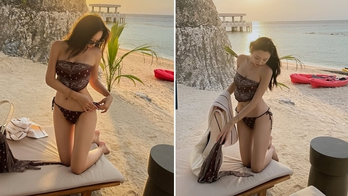 ‘박성광♥’ 이솔이, 여성암 투병 후 힐링 여행... 비키니 자태 눈길