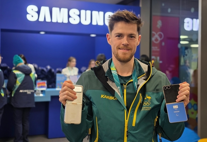 갤럭시 Z 플립7 올림픽 에디션 선수촌 전달(1).jpg