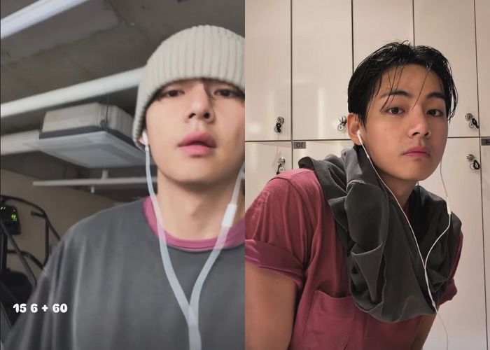 방탄소년단 뷔, 체력 관리에 민낯 비주얼 자랑... “1시간 20분 러닝”