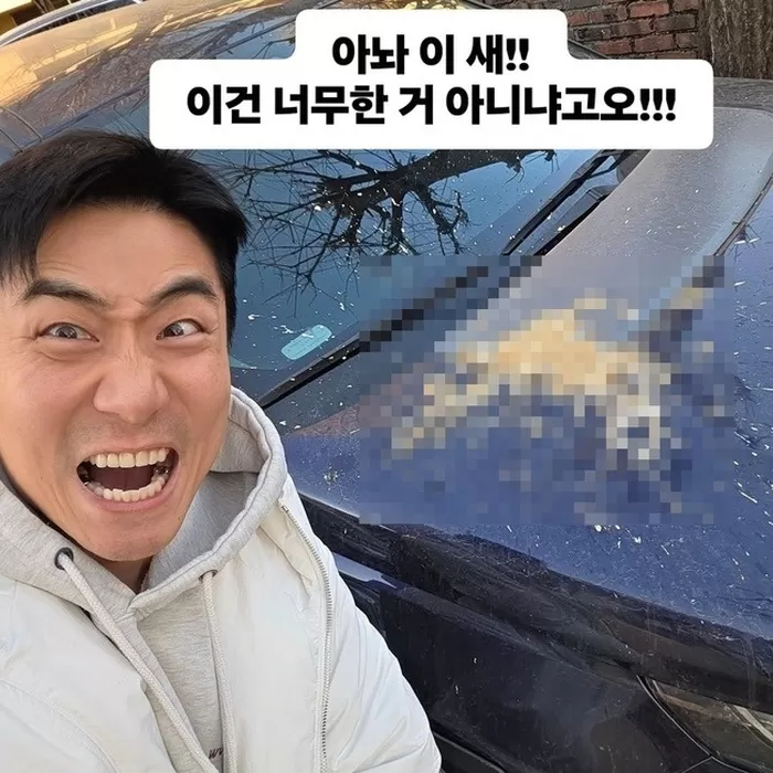 개그맨 이정수, 10일 간격 부부 차량 ‘새똥 테러’에 분노 폭발... “하나만 걸려봐”