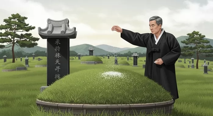 “꿈에 조상님이”... 묘 11곳에 ‘소금 테러’한 60대가 한 말