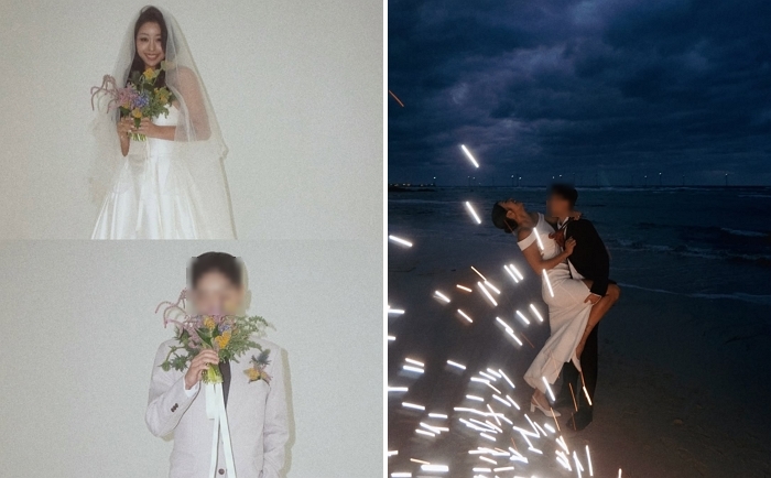 ‘커밍아웃’ 곽선희, 동성 연인과 행복한 웨딩화보 공개... “평온 무탈 사랑 진심”