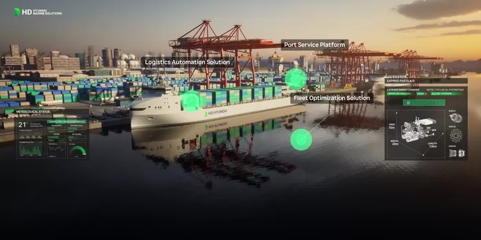 HD현대의 AI 기반 해양 데이터 솔루션 ‘오션와이즈’ 이미지 / HD현대