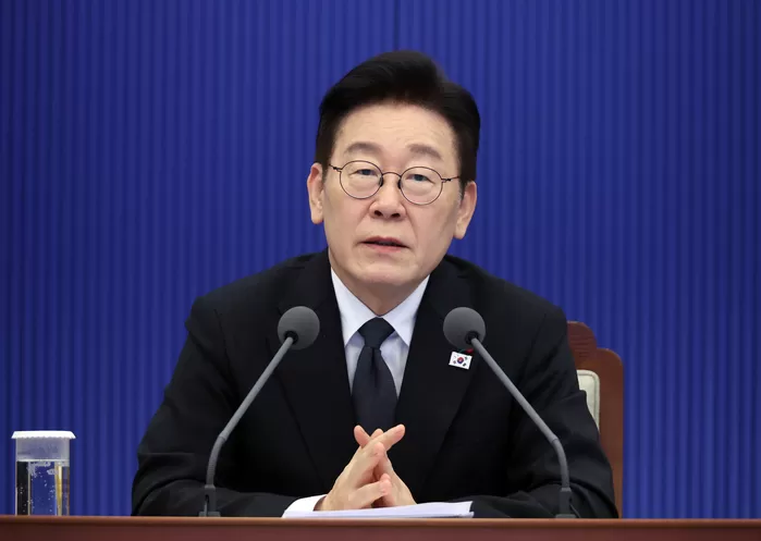 이재명 대통령이 지난달 29일 청와대에서 열린 수석보좌관회의에서 발언하고 있다. (청와대통신사진기자단) 2026.1.29/뉴스1