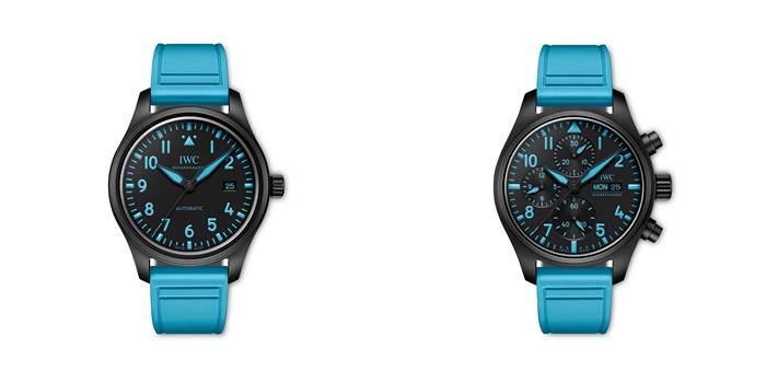 IWC, F1 스타 조지 러셀과 맞손... '시그니처 블루' 담은 리미티드 에디션 2종 공개