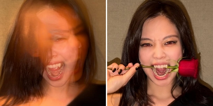 제니, 붉은 장미 문 드라큘라로 변신... 강렬한 ‘뱀파이어 퀸’ 아우라 뽐내