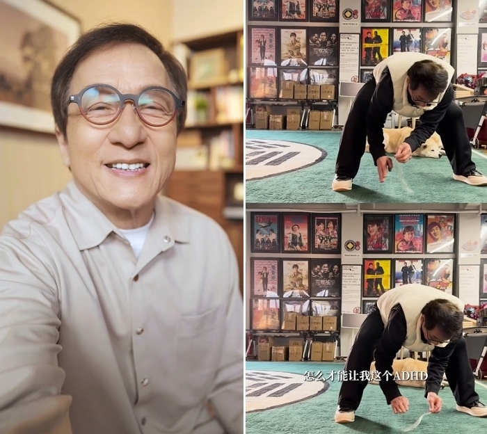 ‘71세’ 성룡, ADHD 깜짝 고백... “촬영장서 스스로 늘 채찍질 해왔다”