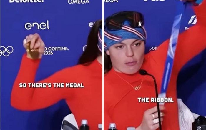 메달 들고 환호했는데 ‘뚝’... 밀라노 올림픽 ‘부실 메달’ 논란 확산