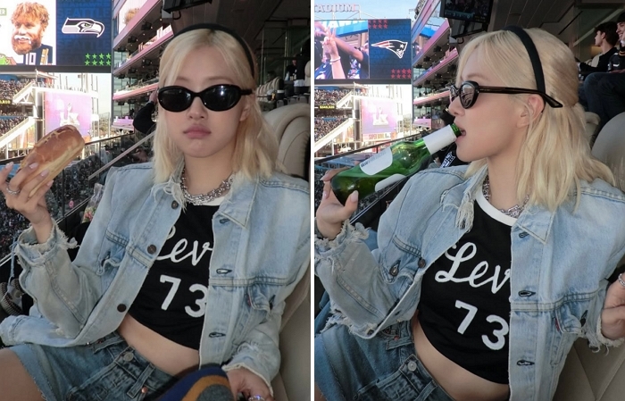 로제, 생애 첫 슈퍼볼 직관에 설렘 폭발... “기절할 정도로 멋졌다”