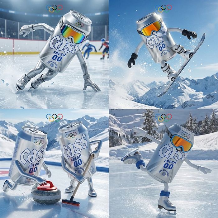 “새벽 경기? 논알콜이 정답”... 오비맥주 카스 0.0가 동계올림픽 위해 준비한 SNS 응원 이벤트