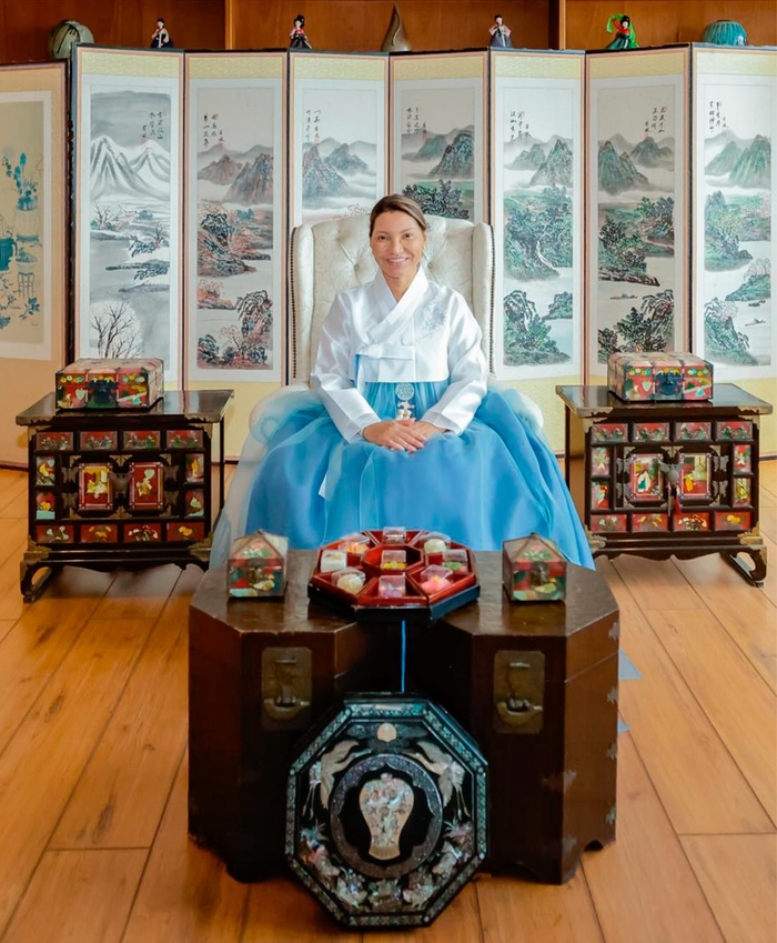 브라질 영부인의 깜짝 '한복' 인증샷... 