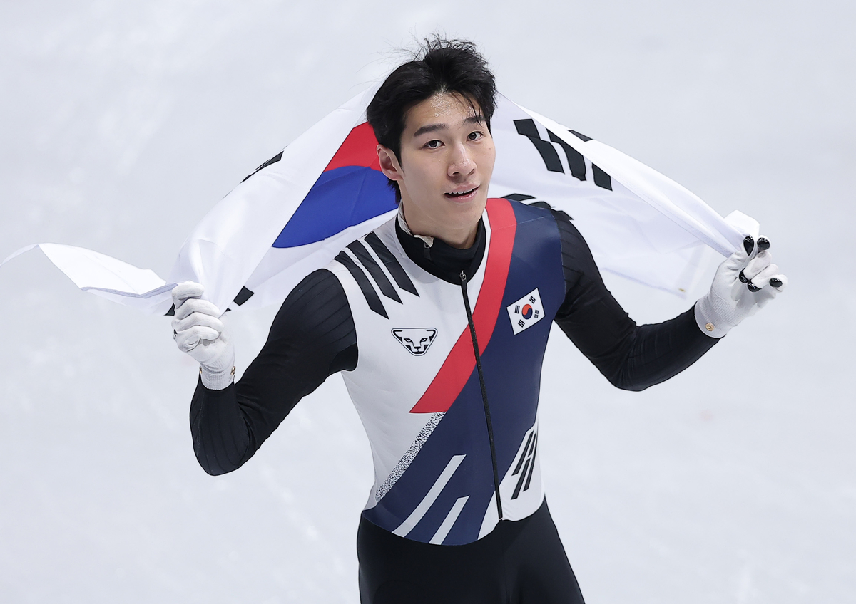 황대헌, 밀라노 올림픽 쇼트트랙 1500m 은메달 획득