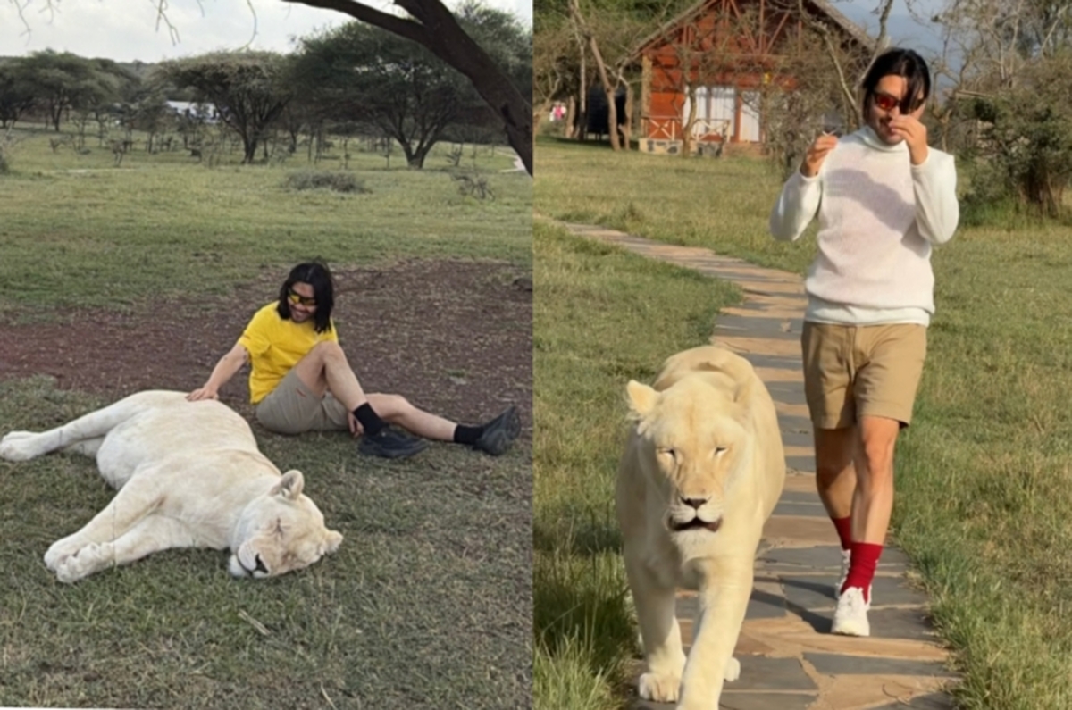 약에 취한 사자와 셀카?... 노홍철, ‘동물 학대’ 논란에 입장 밝혔다