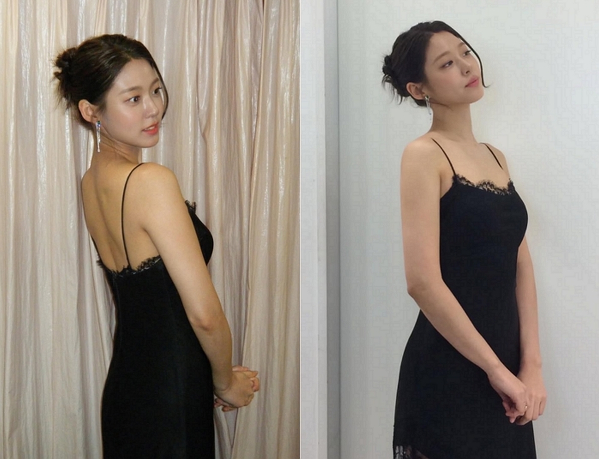 설현, 아찔한 시스루 드레스로 시상식 강타... '여신 비주얼' 화제