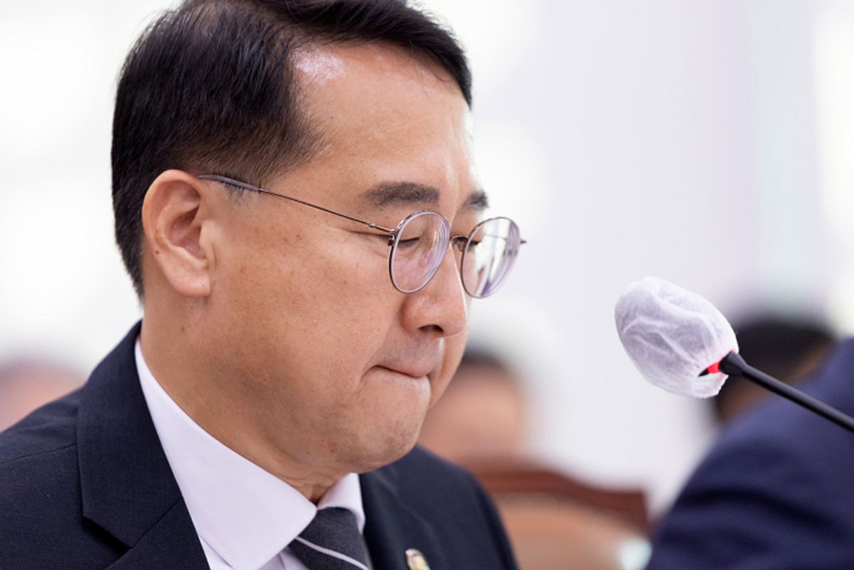 김인호 산림청장, 행인까지 덮칠뻔한 만취질주... CCTV에 고스란히