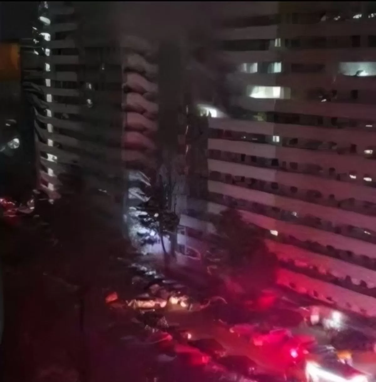 은마아파트 화재현장. 엑스 캡처