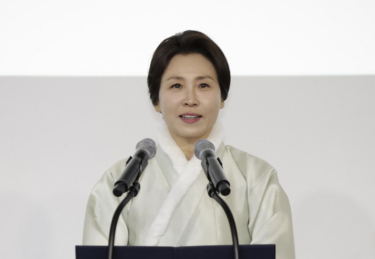 김혜경 여사, 정주영 현대차 창업회장 25주기 추모음악회 참석