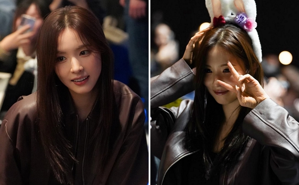 신세경, '휴민트' 무대인사 현장 뒤흔든 미모... 팬서비스도 '만점'