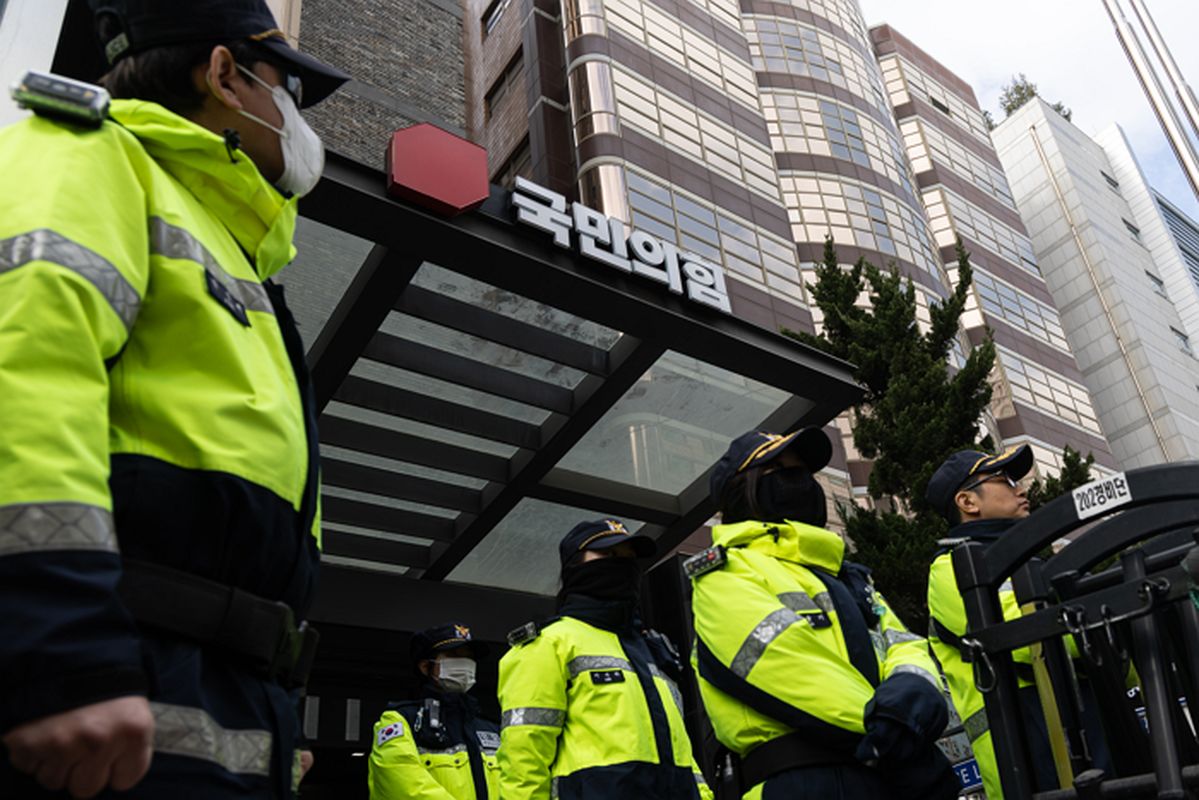 ‘신천지 당원 가입 의혹’ 국힘, 합수본 당사 압수수색에 “이것이 독재”