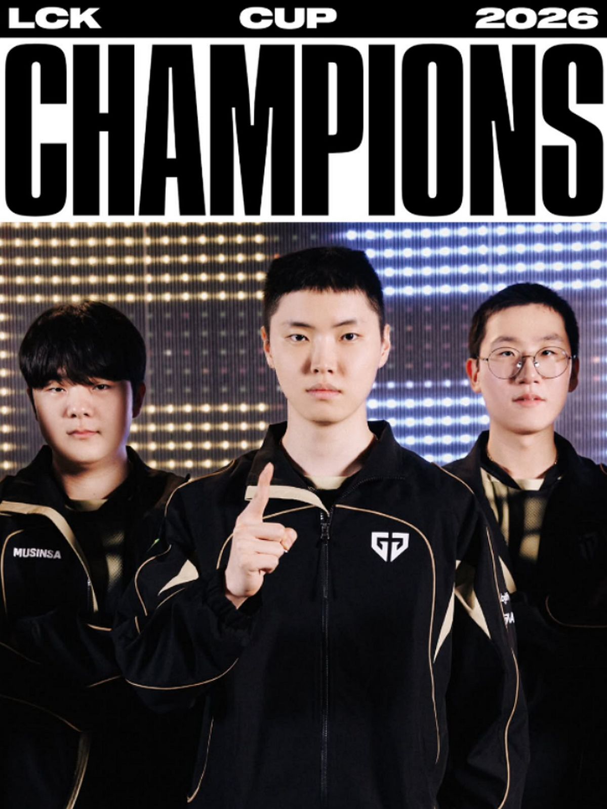 젠지, BNK 피어엑스 3:0 완파... 2026 LCK컵 '무패 우승'