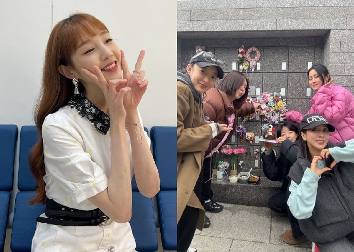 세상 떠난 故박보람 생일날 납골당 찾은 자이언트핑크... 우정 사진 찍었다