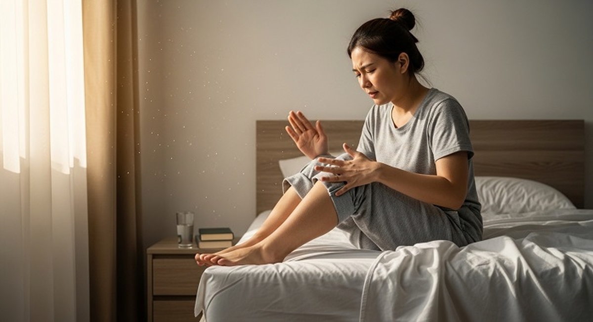 퉁퉁 부은 '코끼리 다리', 매일 이렇게 '5분 마사지' 했더니 반쪽이 됐어요