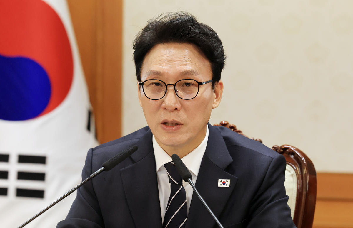 김민석 국무총리가 11일 서울 종로구 정부서울청사에서 열린 새만금·전북 대혁신TF 킥오프 회의에서 모두발언을 하고 있다 / 뉴스1