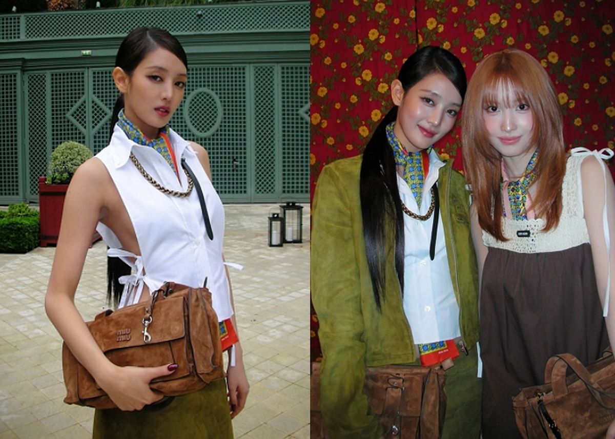 아이들 민니, 옆구리 뚫린 아찔한 패션에 '슬랜더' 몸매 자랑