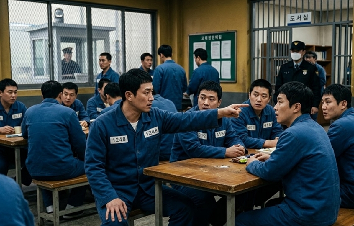 교도소서 동료 가리켜 