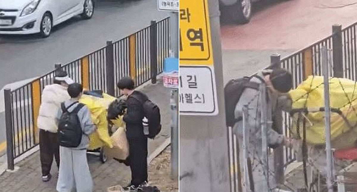 길거리서 폐지 줍는 할머니 도와준 학생들, 칭찬 쏟아지자 ‘보배드림’ 직접 등판해 남긴 말