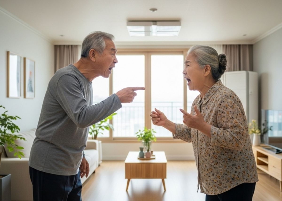 아파트 현관서 뒤엉켜 싸운 70대 남녀, 유죄는 여자만 받았다