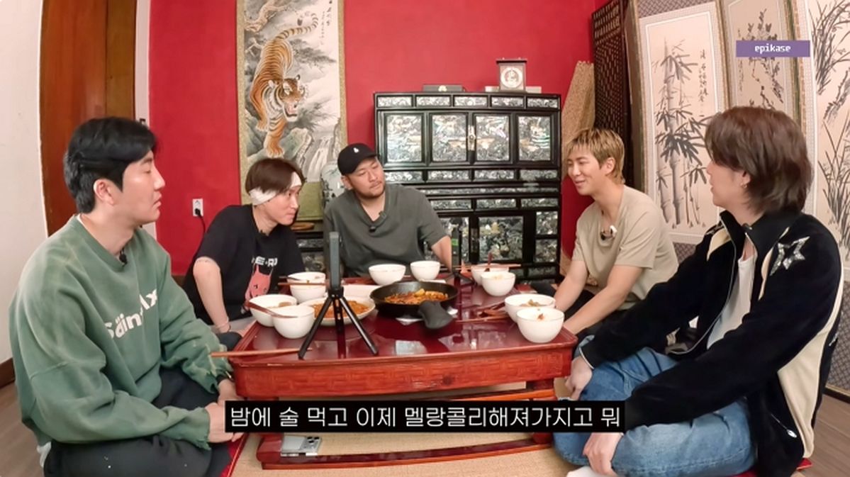 방탄 RM 폭로 “술 먹고 뷔·지민과 싸워... 3시간 동안 서운함 토로”