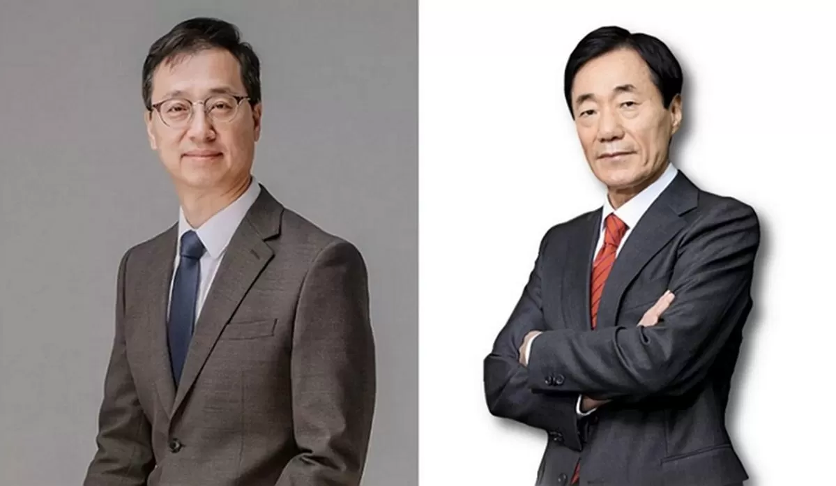 한미약품 박재현(왼쪽) 전 대표이사와 신동국(오른쪽) 한양정밀 회장 / 사진 제공 = 한미약품, 한양정밀