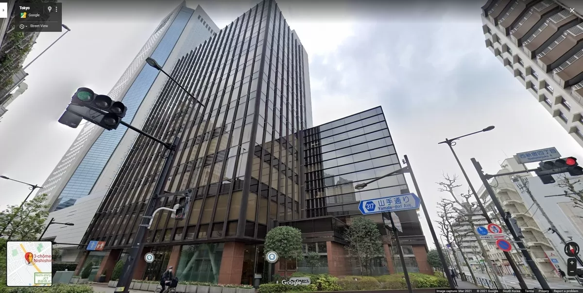 일본 도쿄 신주쿠에 있는 일본 롯데홀딩스 본사 사옥 /사진=구글지도 갈무리