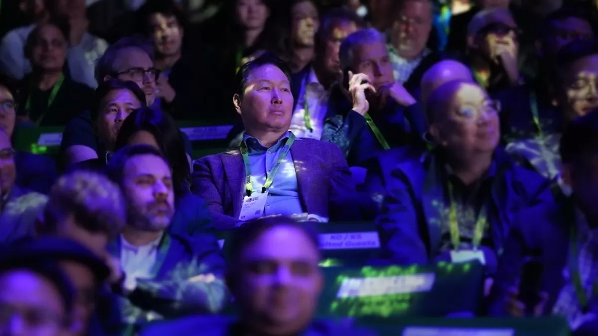  2026년 3월 엔비디아 GTC 2026 행사에서의 최 회장 / 사진제공=SK하이닉스