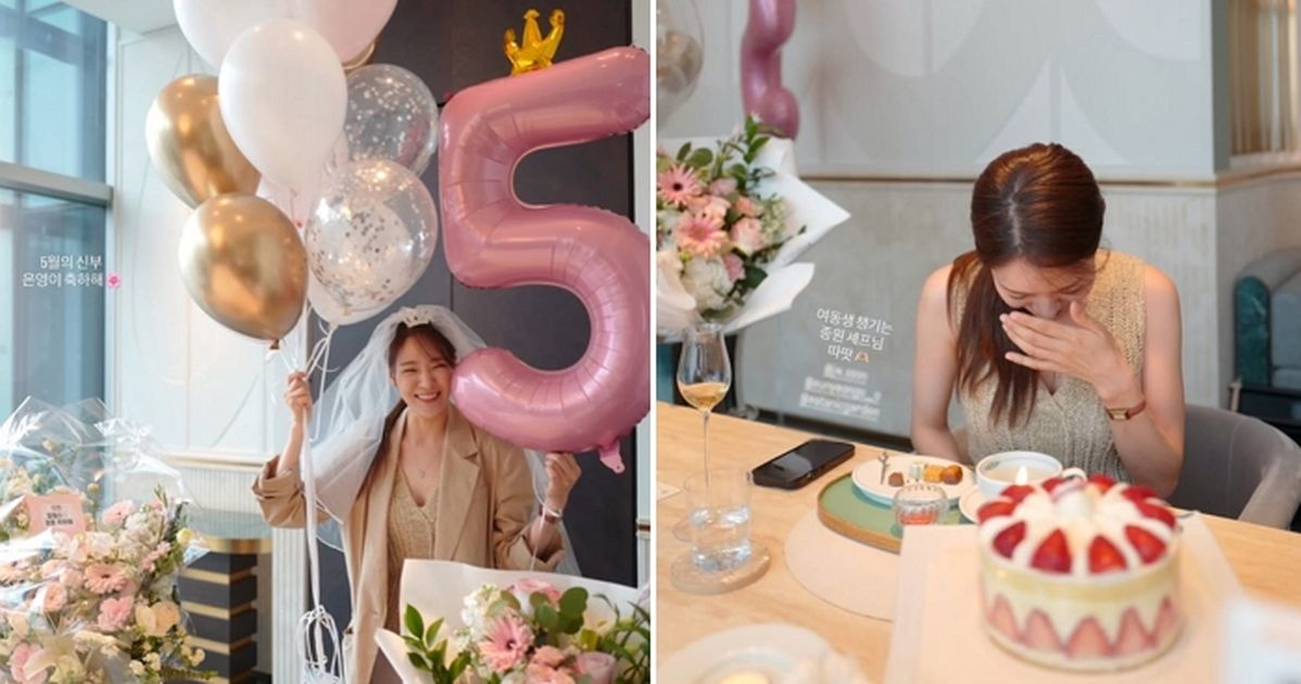 ‘5월의 신부’ 박은영 셰프, 면사포 쓰고 환한 미소... 브라이덜 샤워 현장 포착