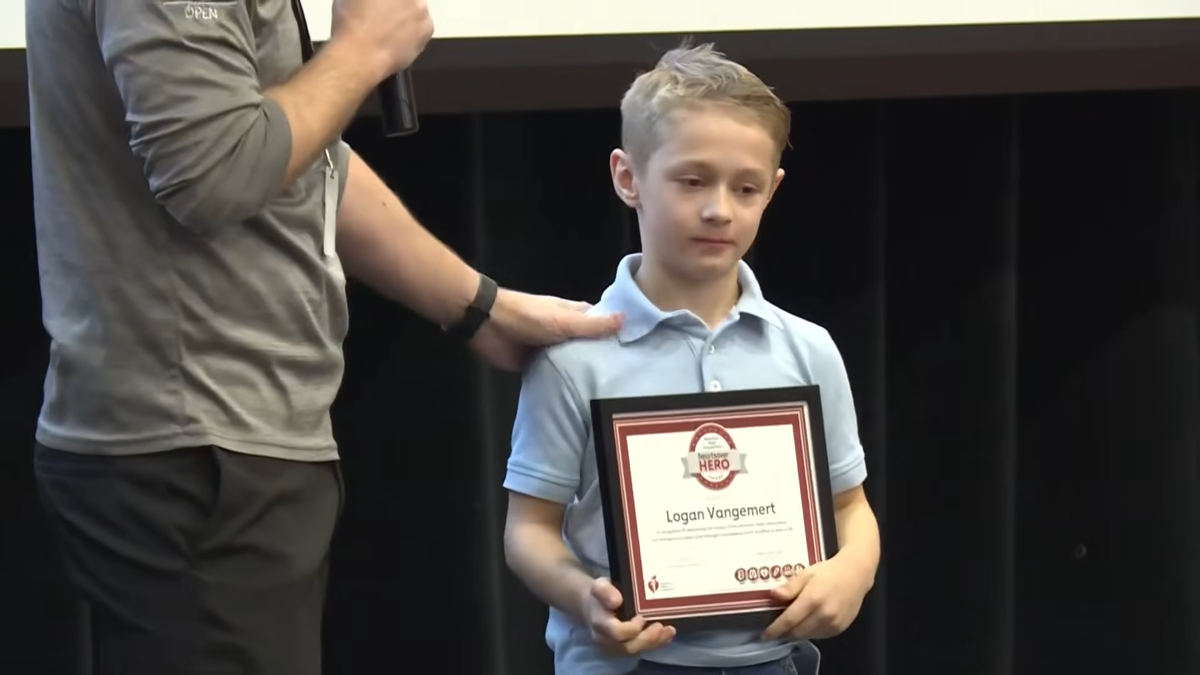 FOURTH GRADE HERO_ West Michigan boy honored after using hands-only CPR to save a man 0-14 screenshot.png