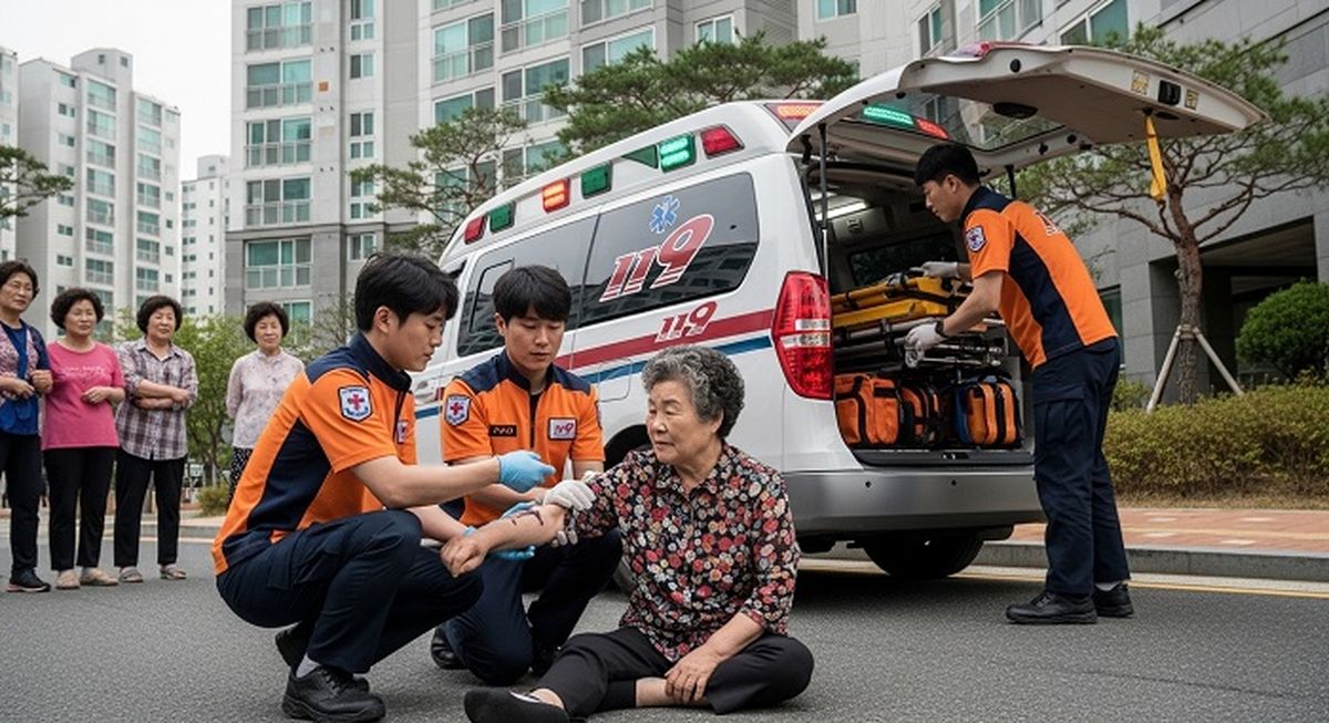 넘어져 타박상 입은 할머니에 119 호출... 아파트 주민들 사이서 ‘찬반 논쟁’ 확산