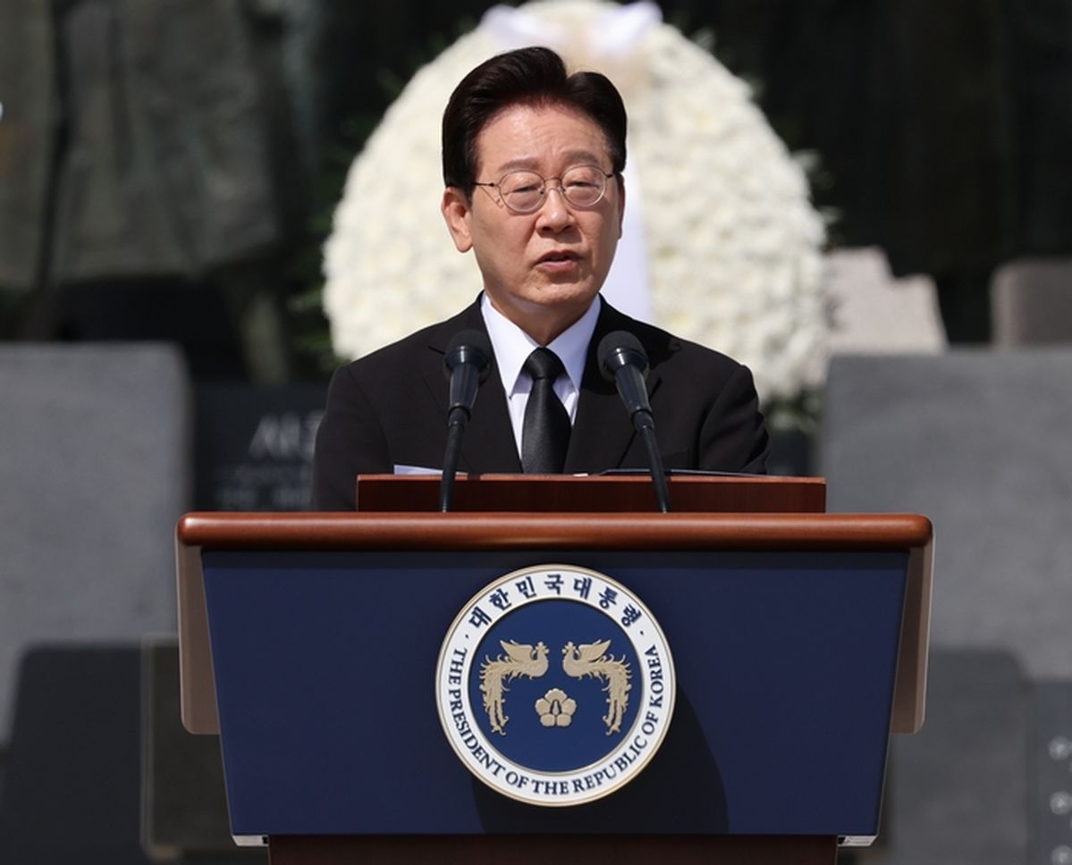 李대통령 “4·19 정신, 2024년 ‘내란의 밤’ 물리치게 해준 민주주의 등불”
