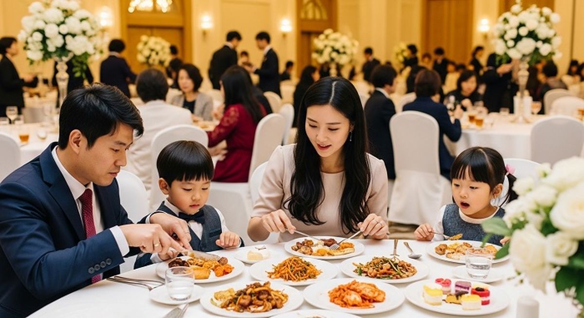 “직장동료 결혼식에 축의금 10만원 내고, 가족 4명 데리고  갔는데... 잘못한 건가요?”