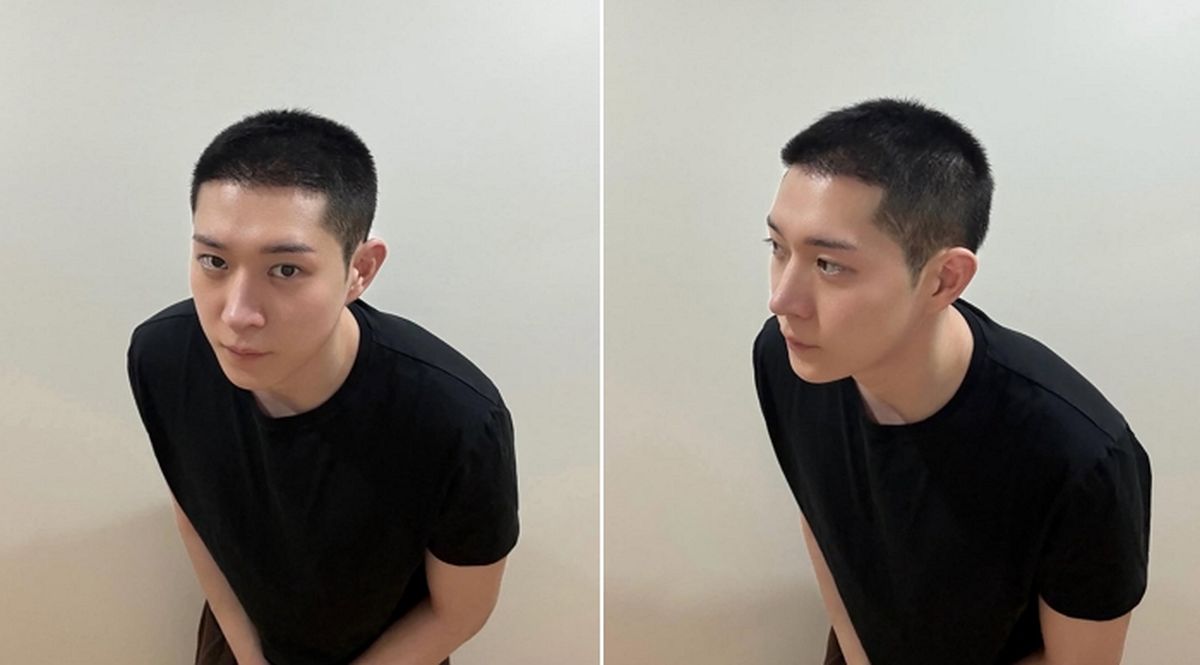 김영대, 오늘(20일) 현역 입대... ‘밤톨 머리’에도 굴욕 없는 비주얼