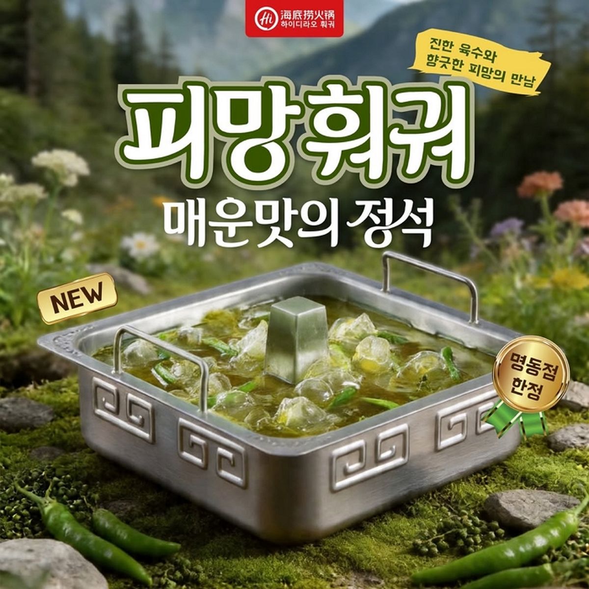 하이디라오, 명동점서 '피망 훠궈' 한정 판매