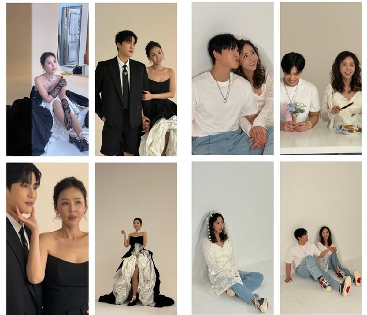 ‘5월 신부’ 코요태 신지, 예비 신랑 문원과 로맨틱 웨딩 화보 공개
